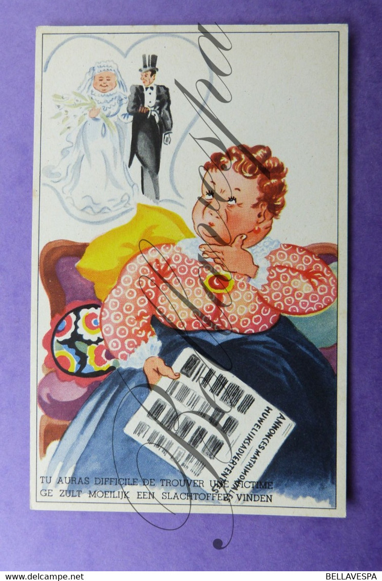Lot  x  17 cartes postale postkaarten - cpa- Humor Married to the daily grind / Promo