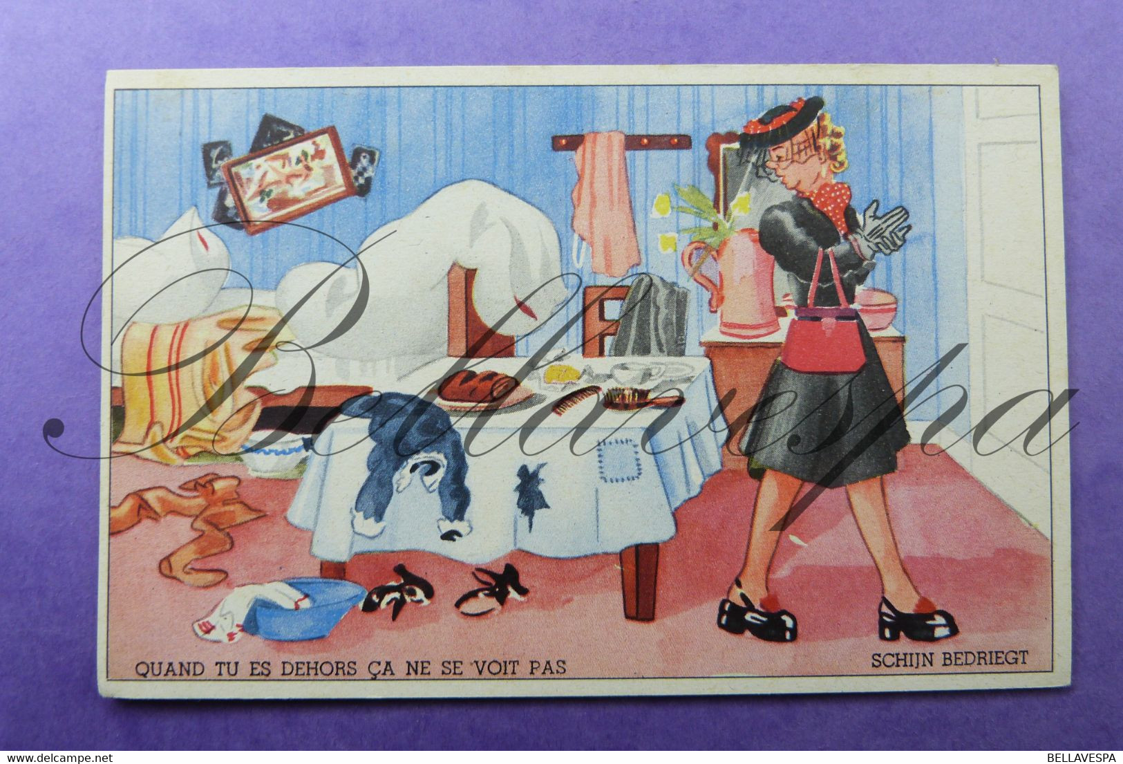 Lot  x  17 cartes postale postkaarten - cpa- Humor Married to the daily grind / Promo