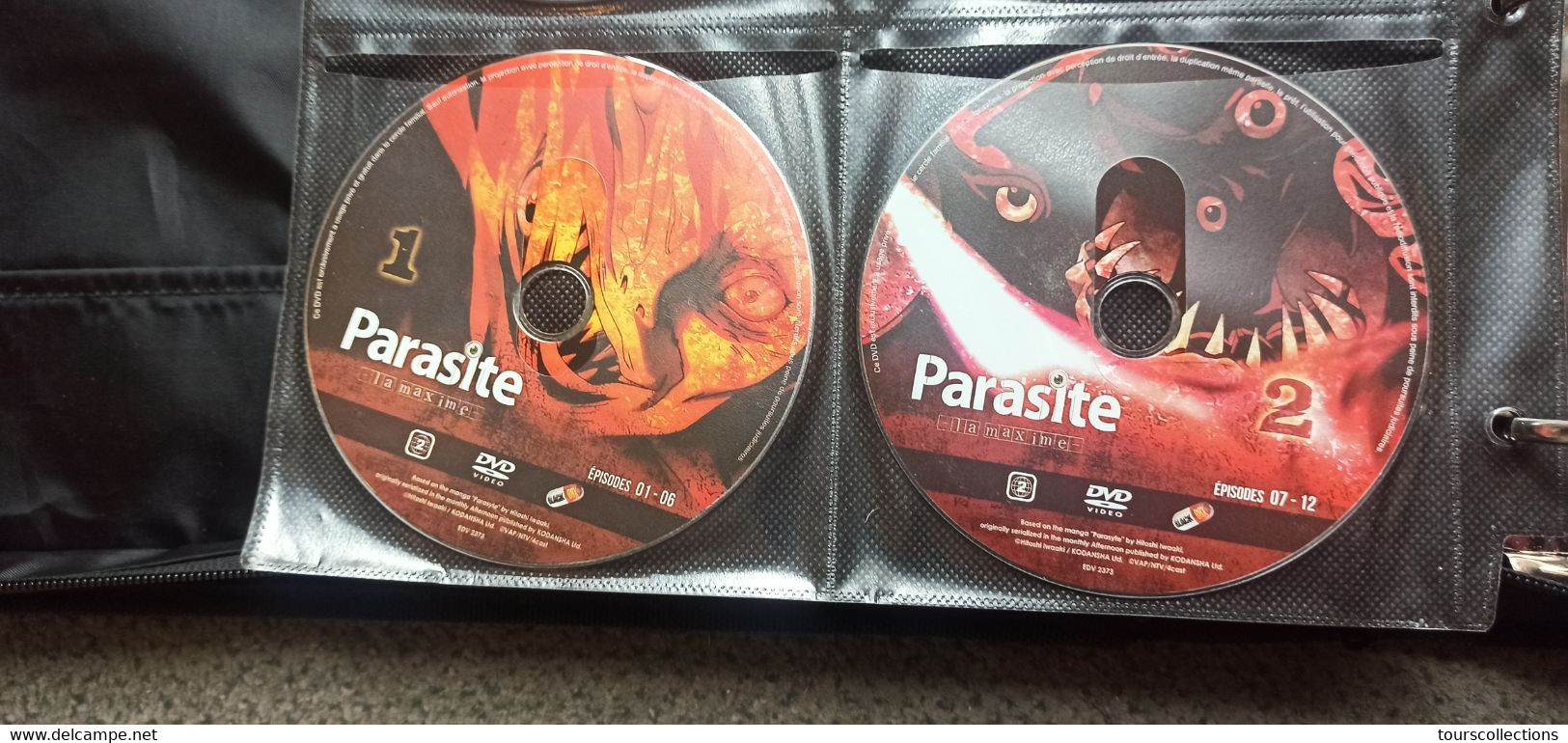 LOT 4 FILMS DVD MANGA PARASITE La Maxime 24 épisodes - Livré Sans Jaquettes Ni Classeur ! - Manga