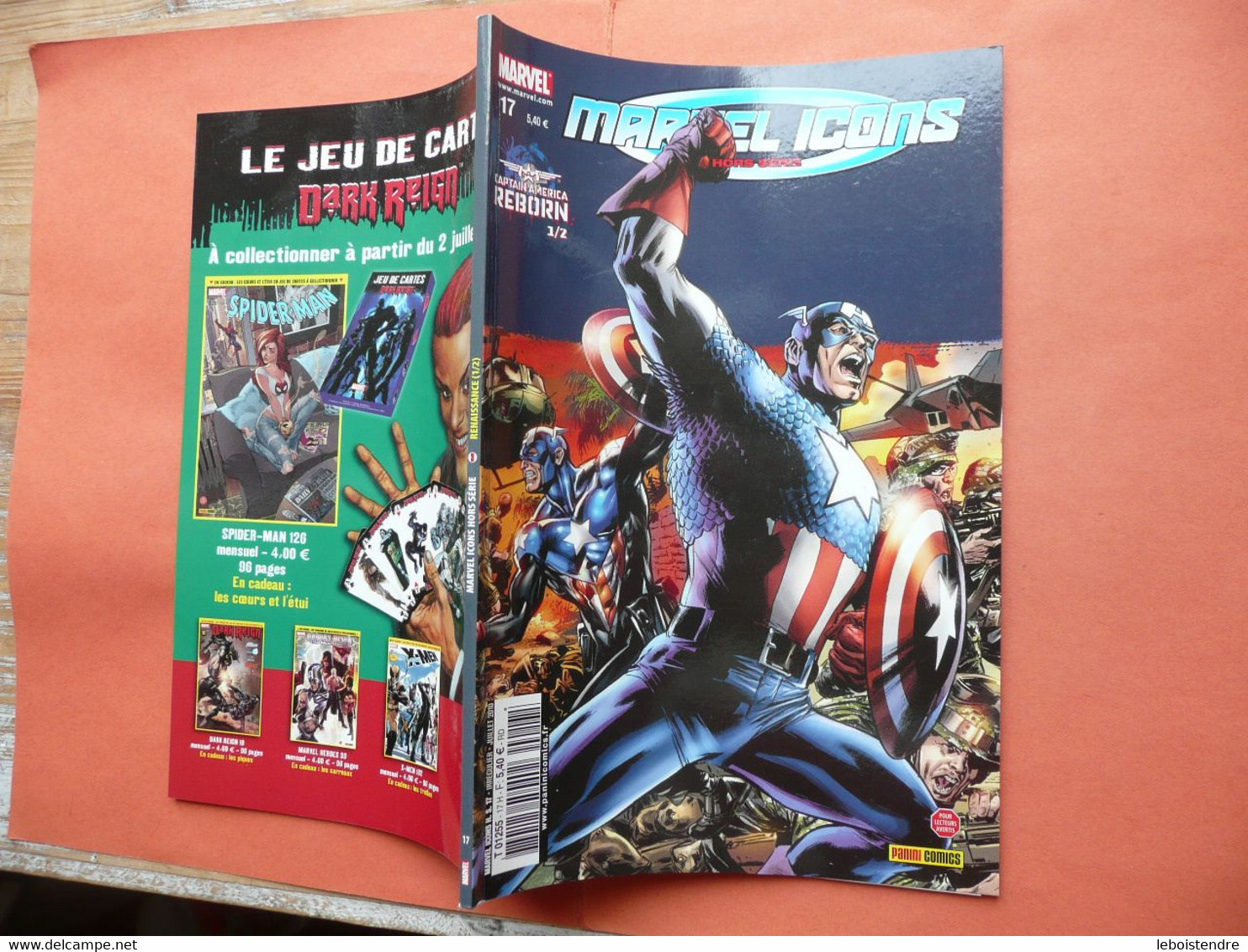 MARVEL ICONS HORS SERIE N 17 JUILLET 2010 CAPTAIN AMERICA REBORN 1 / 2 MARVEL  PANINI COMICS TRES BON ETAT - Marvel France