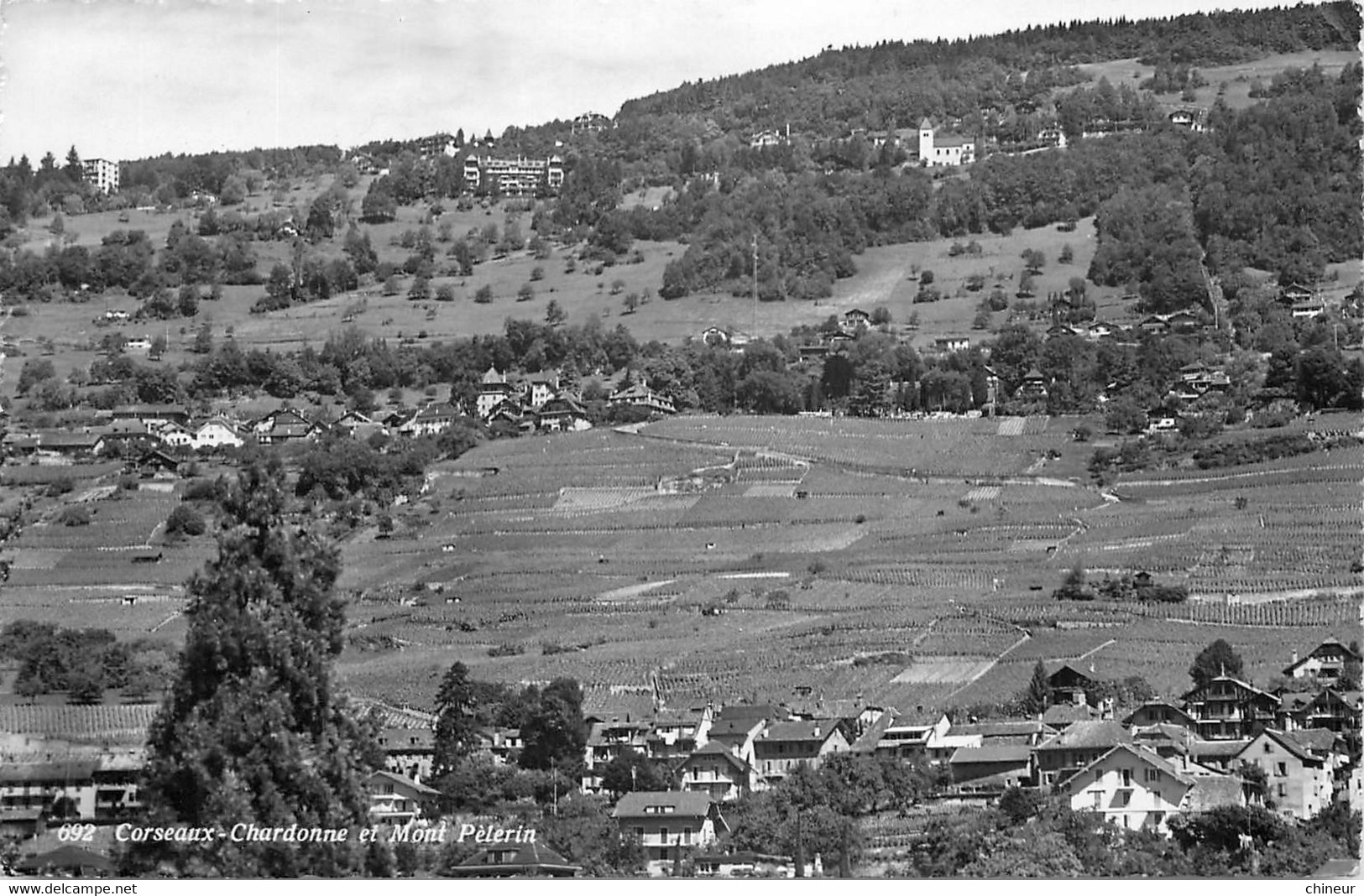 SUISSE  CORSEAUX CHARDONNE ET MONT PELERIN - Chardonne