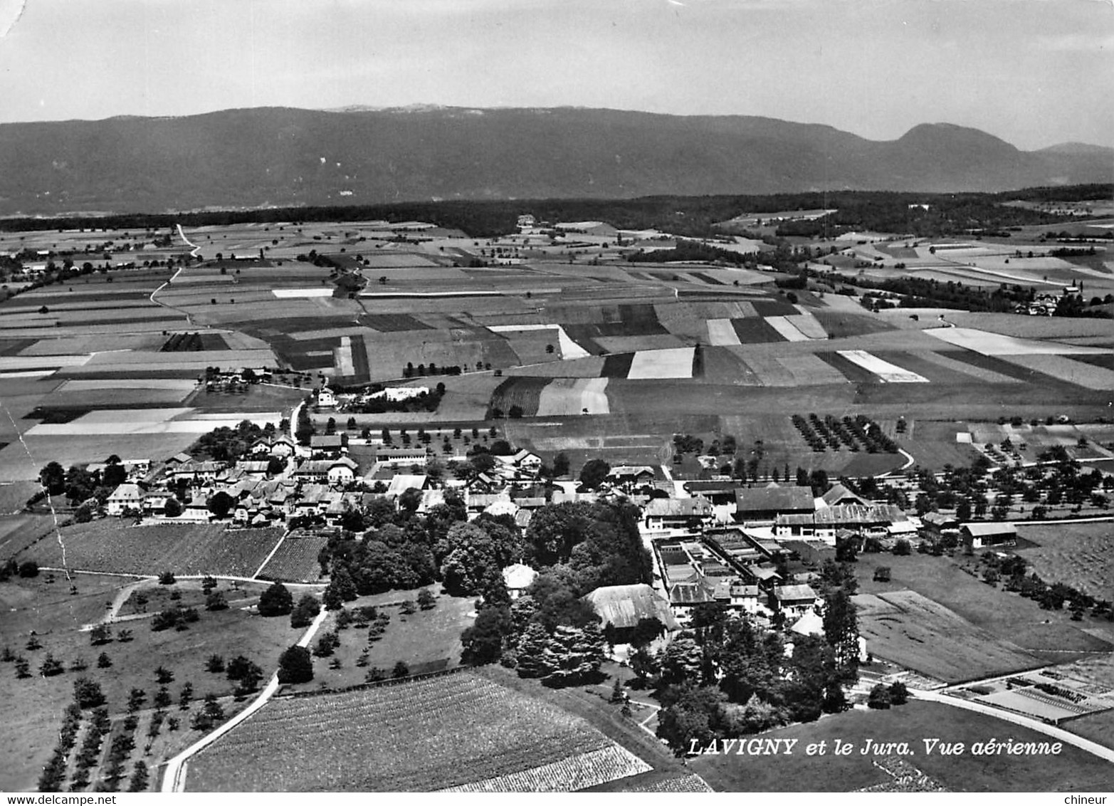 SUISSE LAVIGNY ET LE JURA VUE AERIENNE - Lavigny