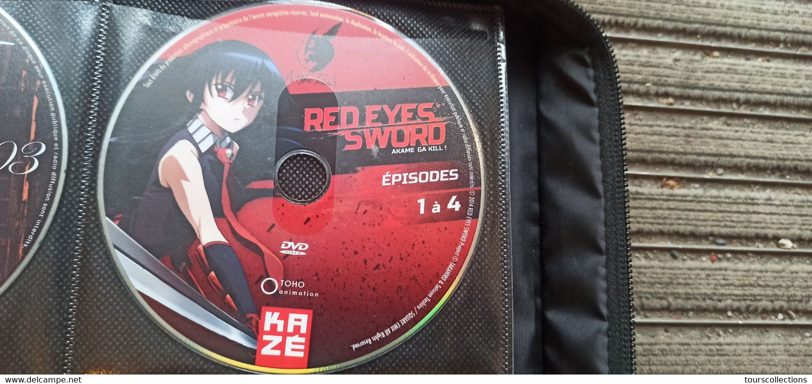 LOT 6 FILMS DVD MANGA RED EYES SWORD - épisodes 1 à 24 - Livré Sans Jaquettes Ni Classeur ! - Mangas & Anime