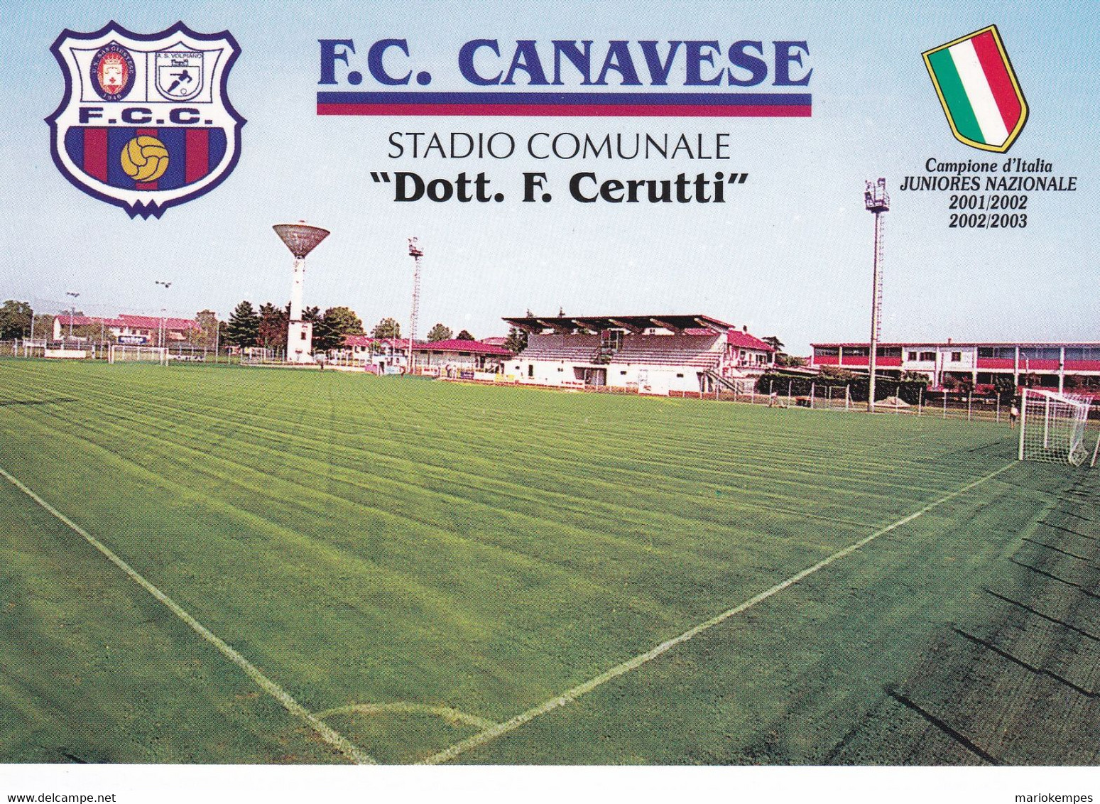 SAN GIUSTO CANAVESE ( TO )_F.C. CANAVESE_STADIO COMUNALE "Dott. F. CERUTTI"_Stadium_Stade_Estadio_Stadion - Stadiums & Sporting Infrastructures