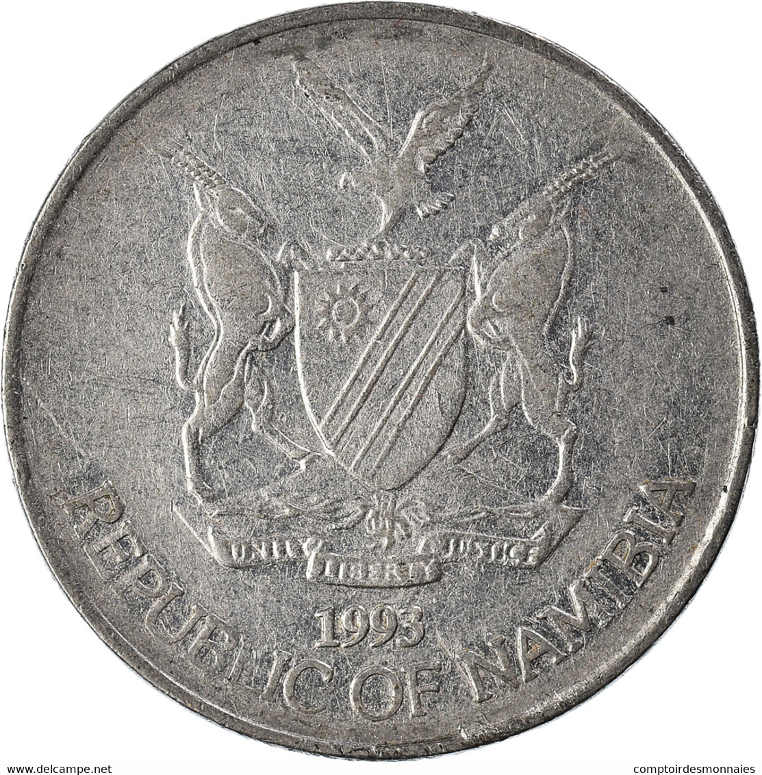 Monnaie, Namibie, 50 Cents, 1993 - Namibia