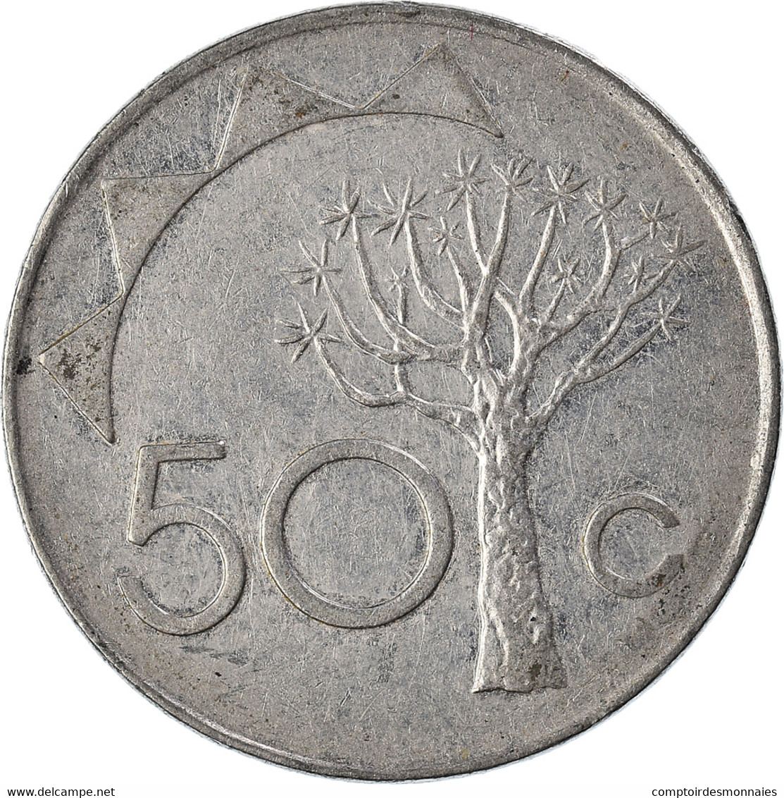 Monnaie, Namibie, 50 Cents, 1993 - Namibia