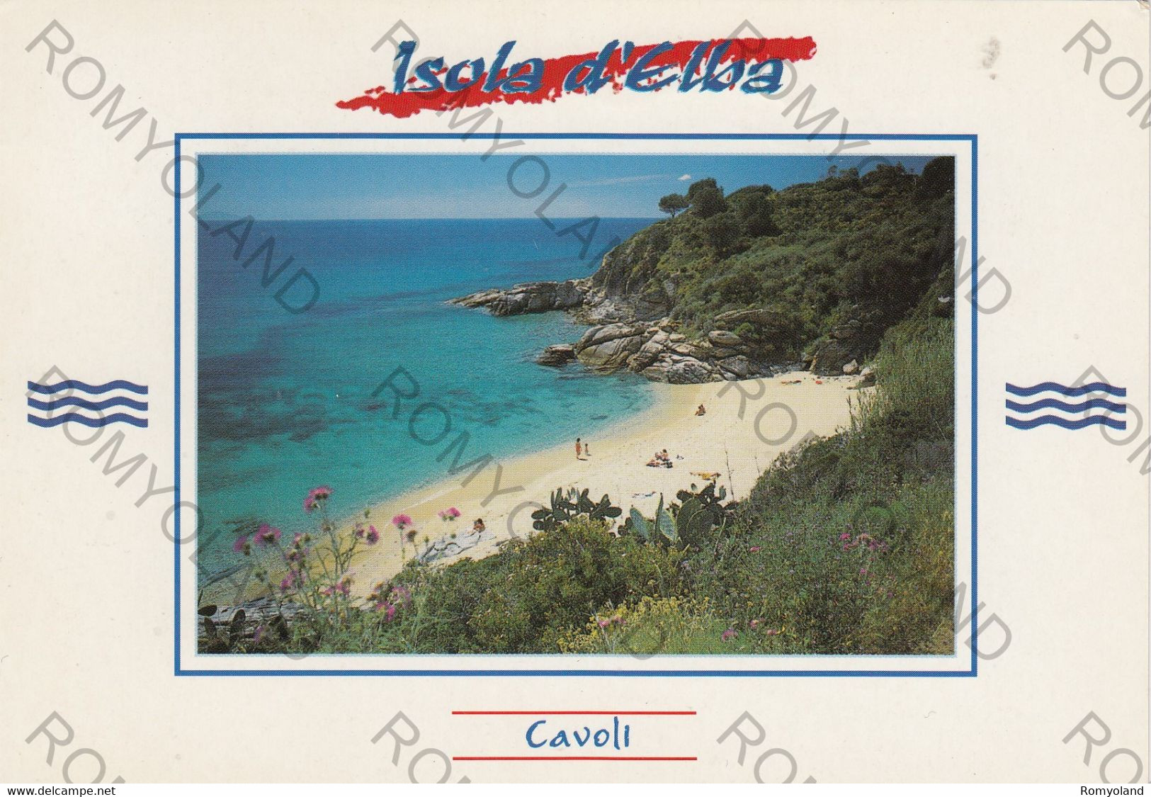 CARTOLINA  CAVOLI,ISOLA D"ELBA,LIVORNO,TOSCANA,BELLA ITALIA,MARE,SOLE,SPIAGGIA,LUNGOMARE,ESTATE,VIAGGIATA 1992 - Livorno