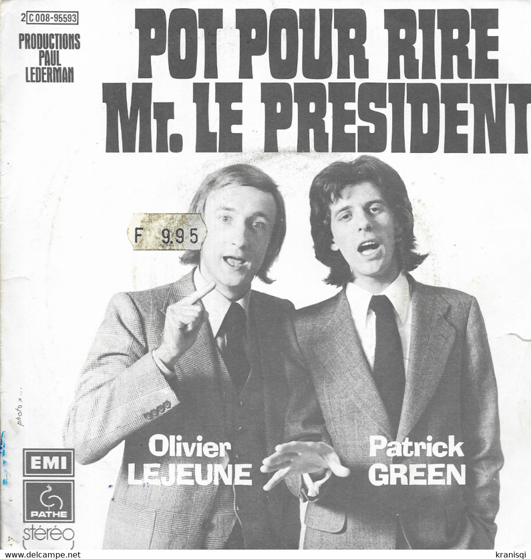Vinyles 45 T ,  Olivier Lejeune Et Patrick Green 1974 - Cómica