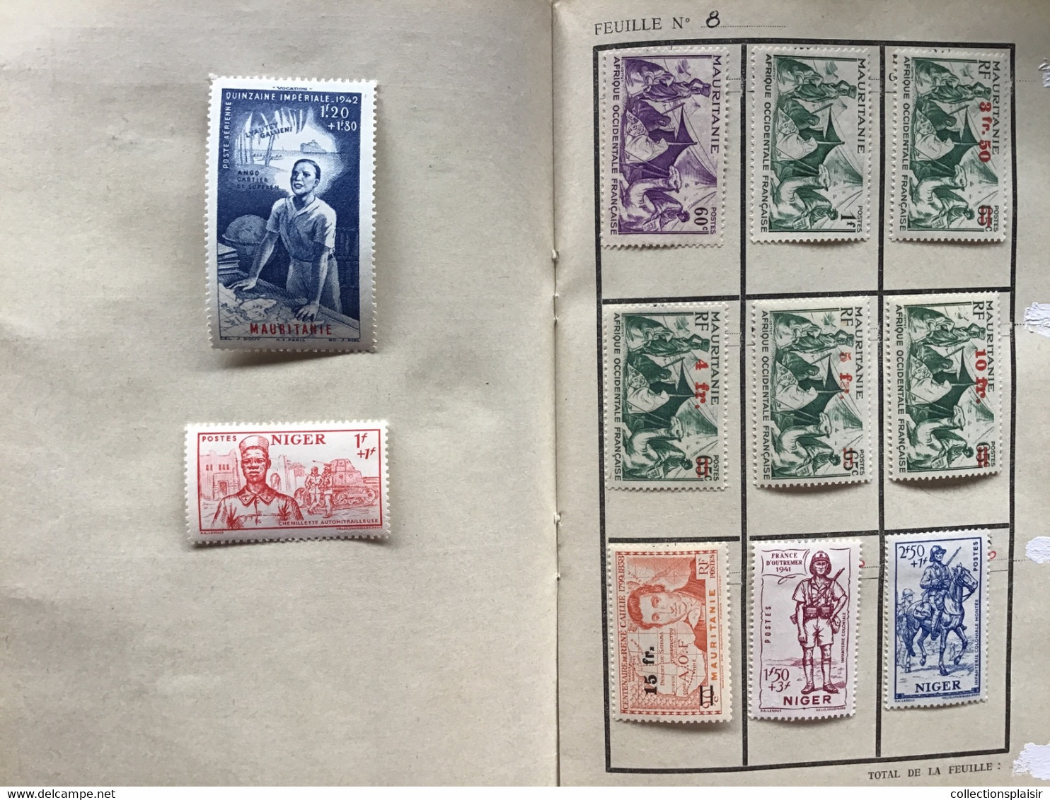 14 CARNETS REMPLIS DE COLONIES FRANÇAISES FRANCE MONACO