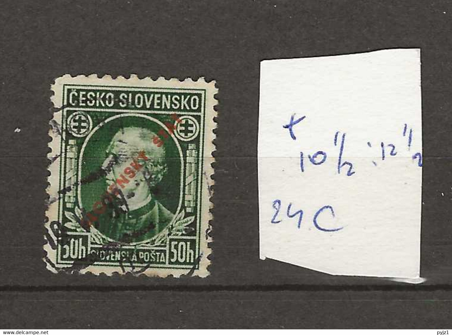 1939 USED Slovenia Mi 24C - Gebraucht