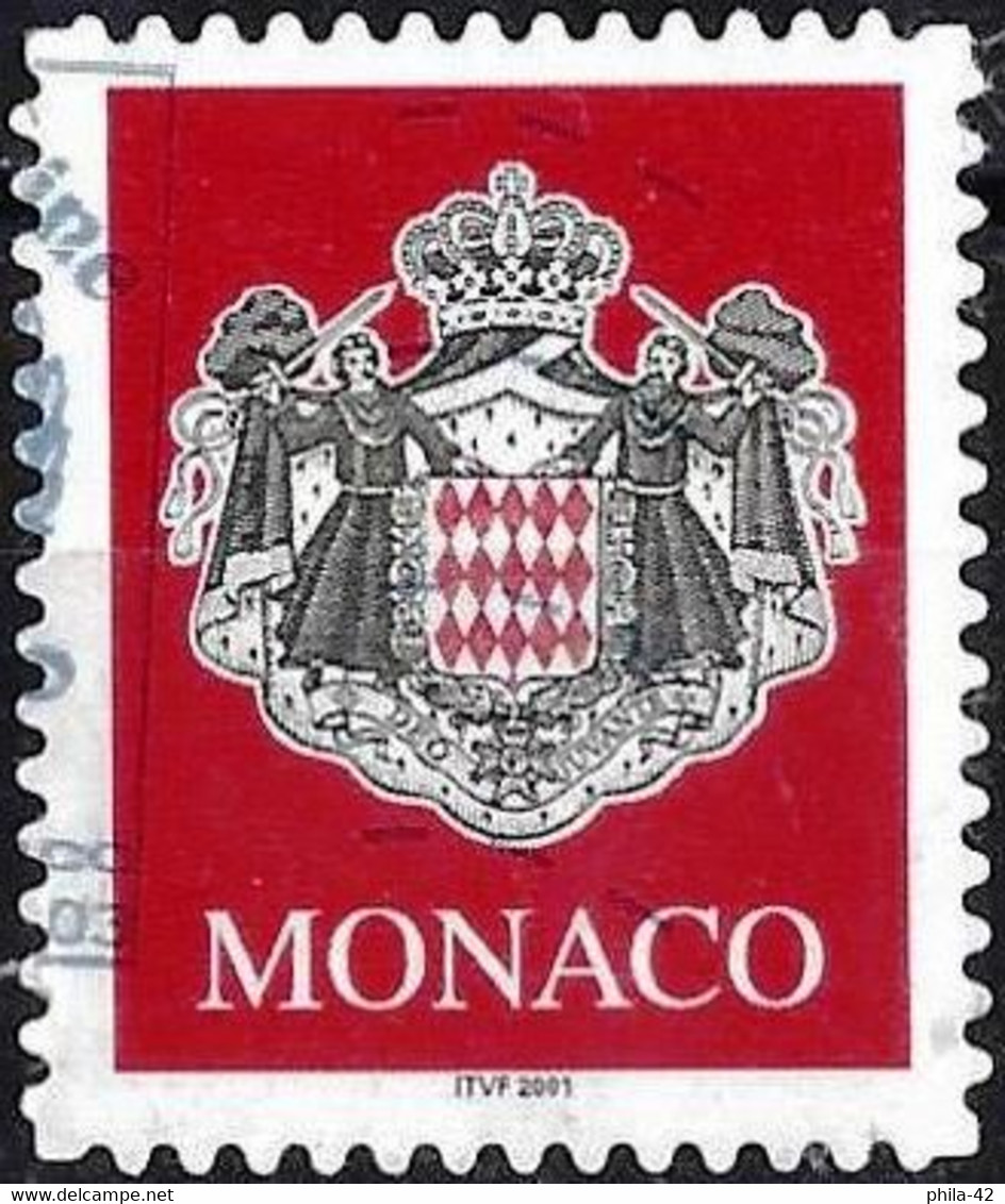 Monaco 2000 - Mi 2537 - YT 2280 ( Coat Of Arms ) - Oblitérés