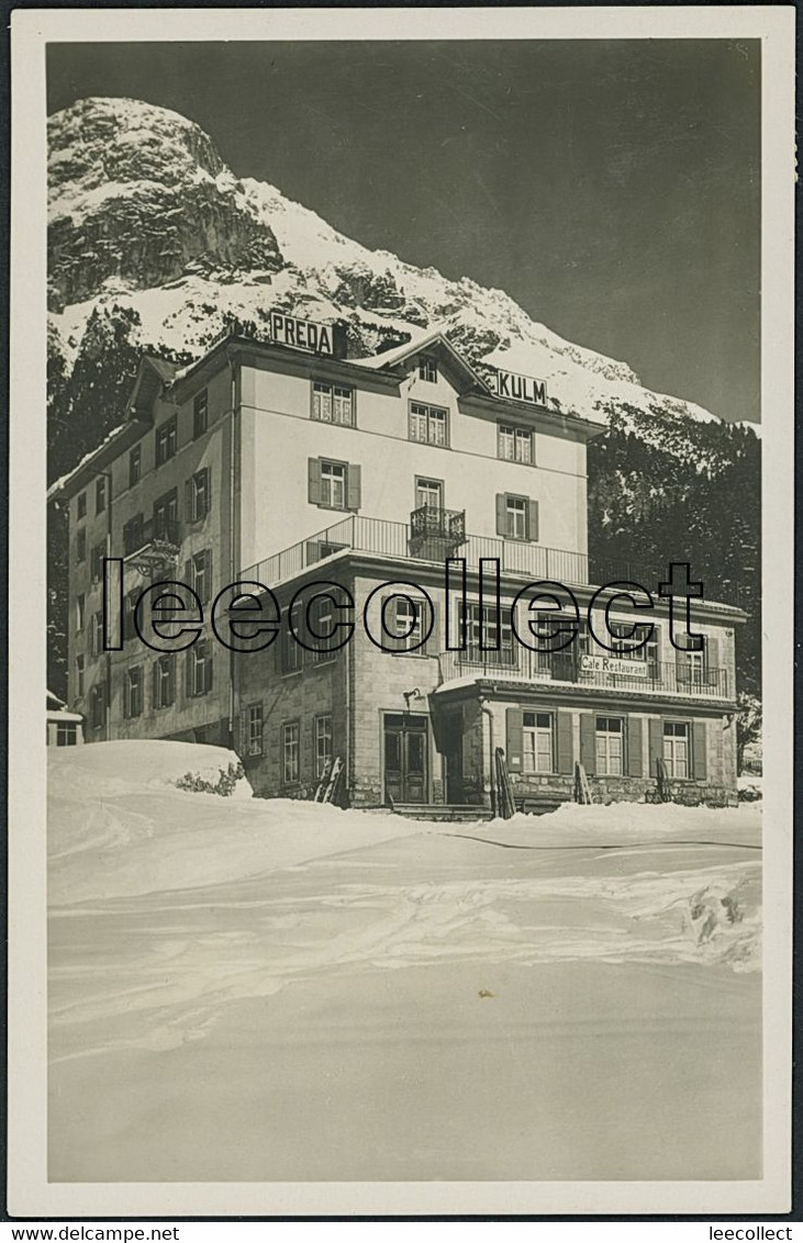 Suisse - GR Preda - Bergün - Bergün/Bravuogn