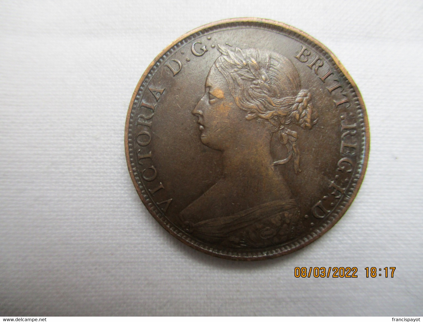 GB 1/2 Penny 1861 - C. 1/2 Penny