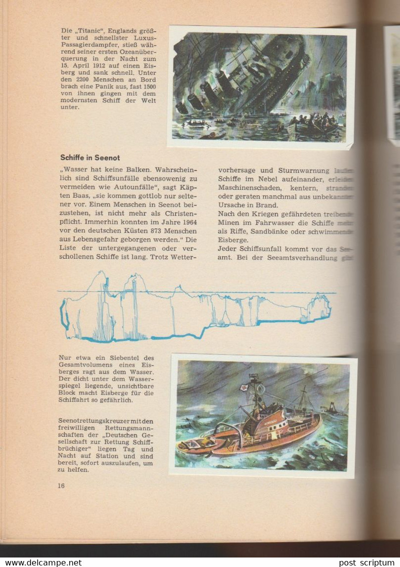 Livre -Seefaht 48 Bunte Bilder Undviele Zeichnungenvon Schiffenund Seeleuten Gestern Und Heute (komplett) - Techniek