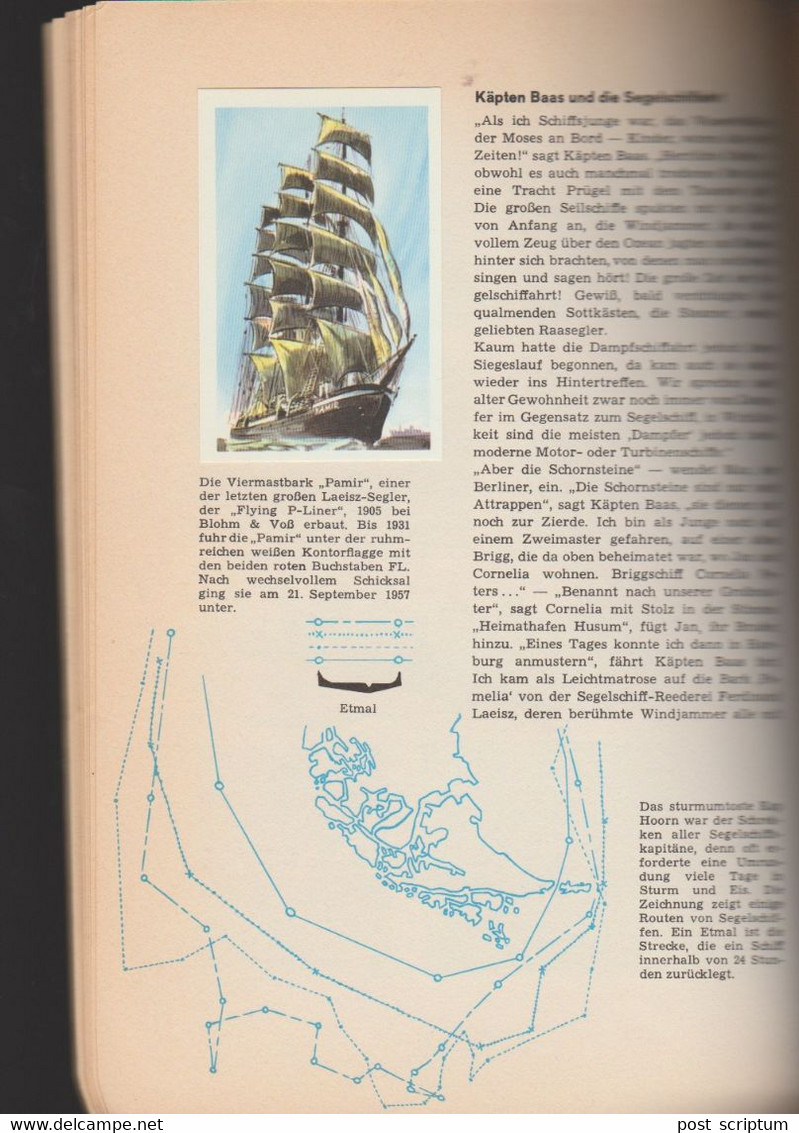 Livre -Seefaht 48 Bunte Bilder Undviele Zeichnungenvon Schiffenund Seeleuten Gestern Und Heute (komplett) - Tecnica