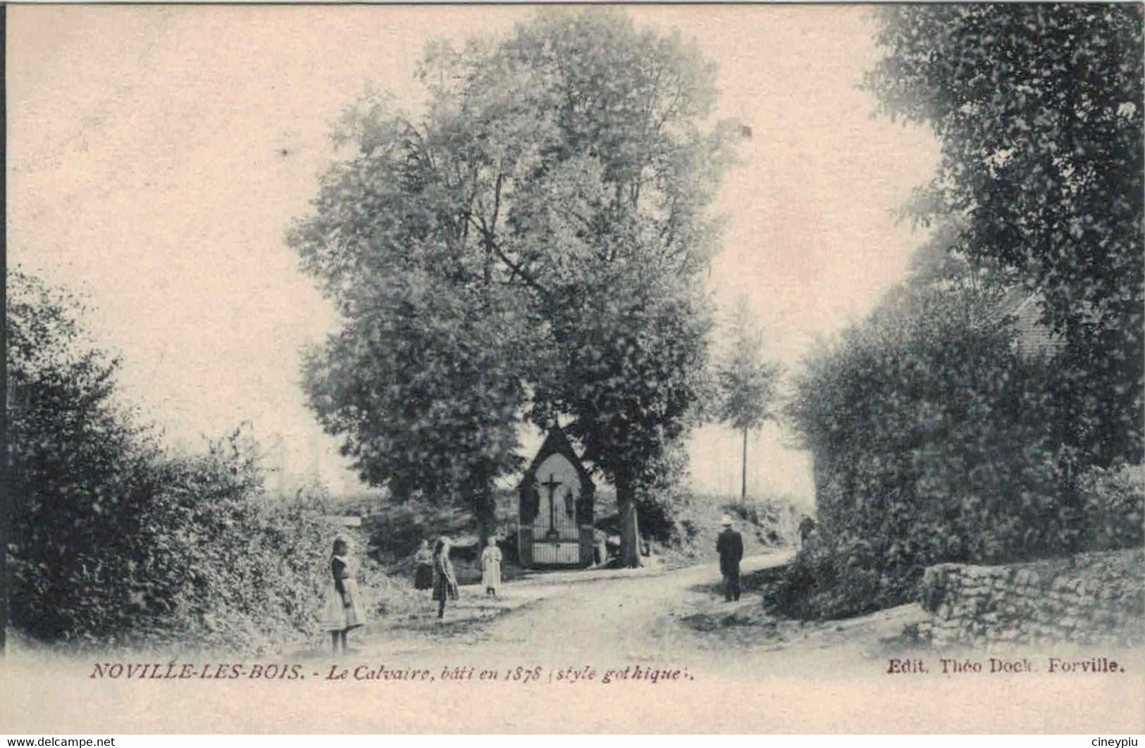 Noville Les Bois - Le Calvaire Bâti En 1878 - Animée - Belle Carte - Théo Dock - Fernelmont