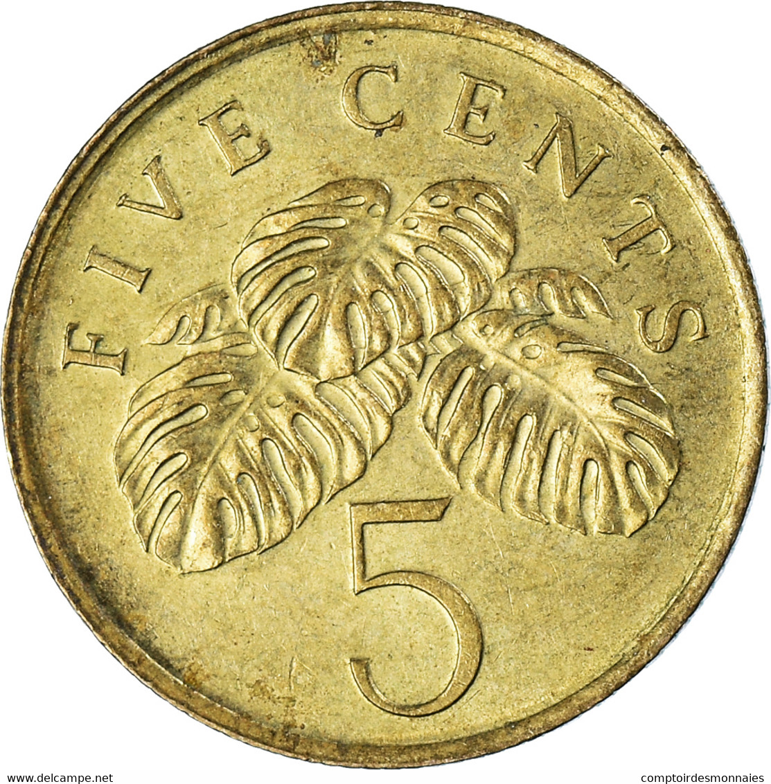 Monnaie, Singapour, 5 Cents, 2005 - Singapour