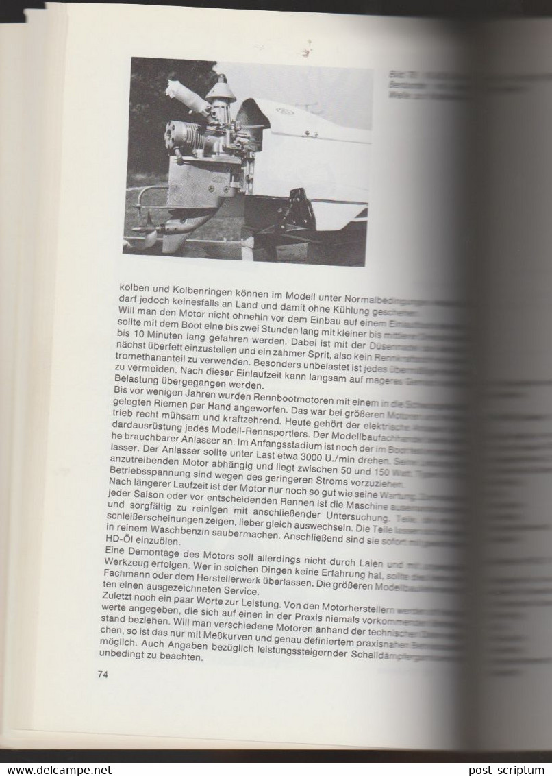 Livre  - Bock, RC-Rennboote - Modell Fachbuch - Technical