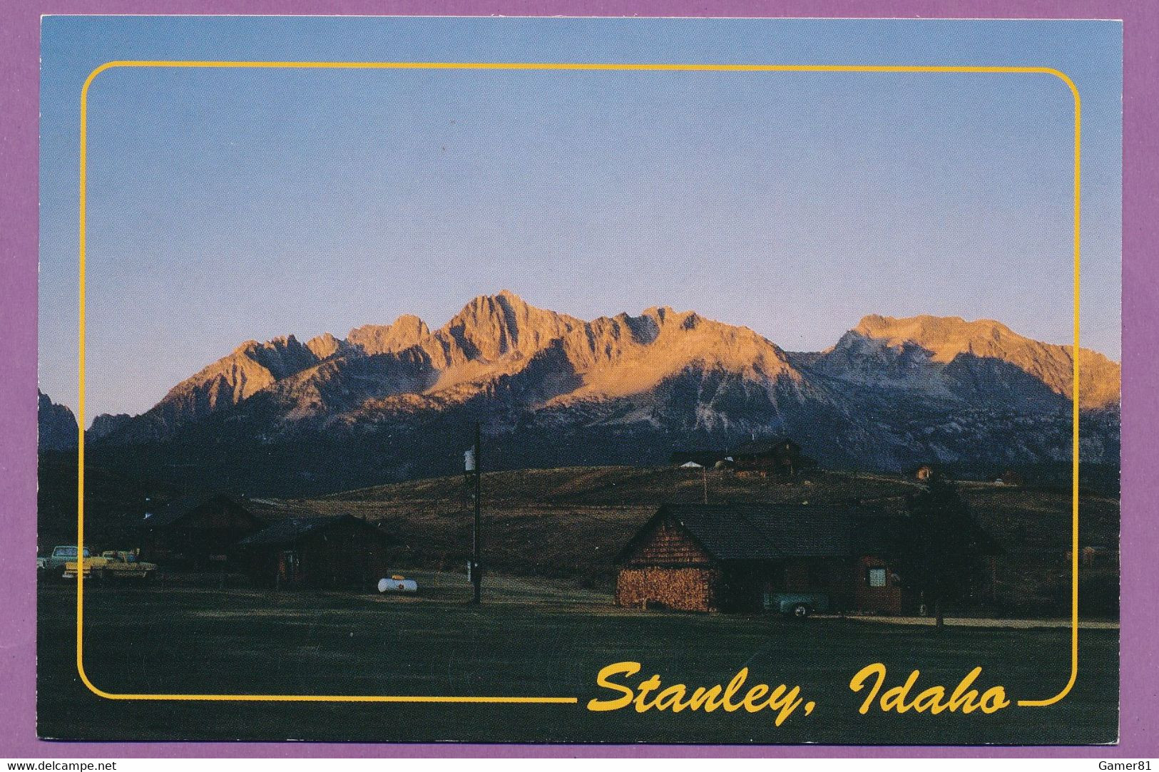 IDAHO - STANLEY - One Of The Most Spectacular Views Of The Sawtooth Mountains Can Be Viewed From The Town - Other & Unclassified