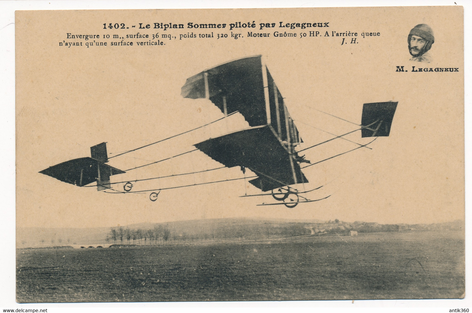 CPA AVIATION Lot De 3 Cartes Aviateurs Dickson Biplan Farman / Legagneux Biplan Sommer / Martinet Biplan Farman - Flieger