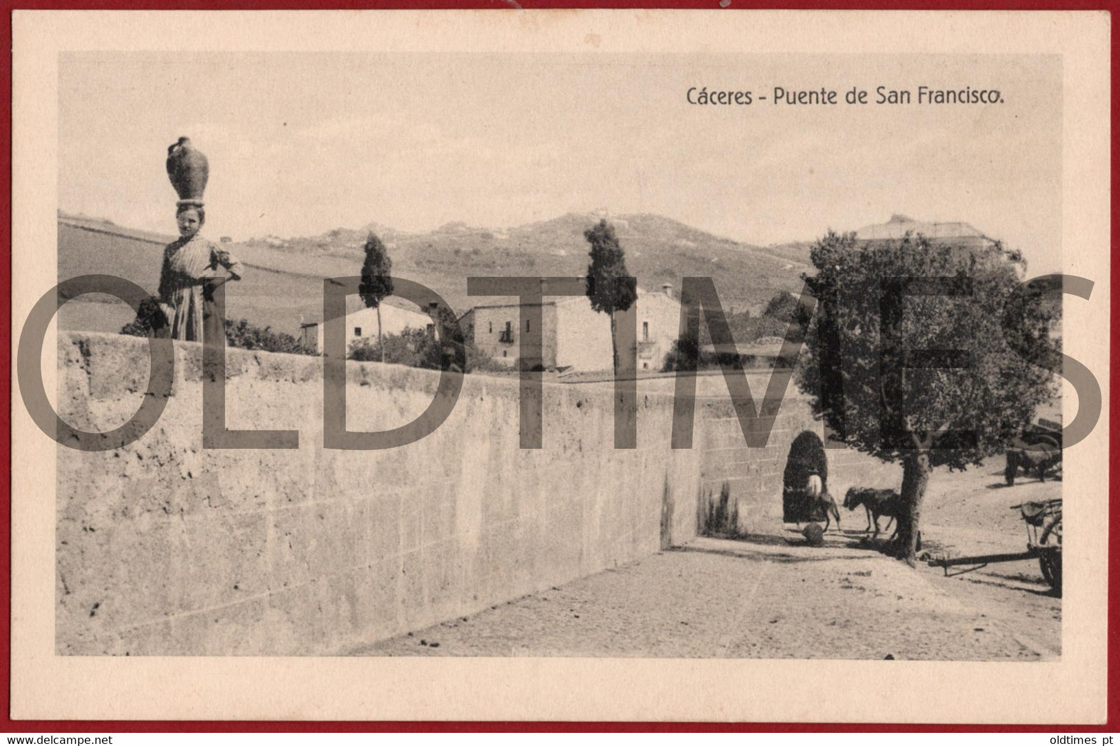 ESPANA - CACERES - PUENTE DE SAN FRANCISCO - 1920 PC - Cáceres