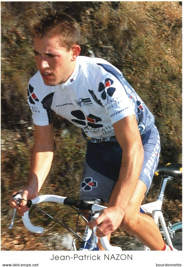 Photographie Vélo Cyclisme  - 10 X 15 CM-   JEAN  PATRICK  NAZON  2001 - Cyclisme