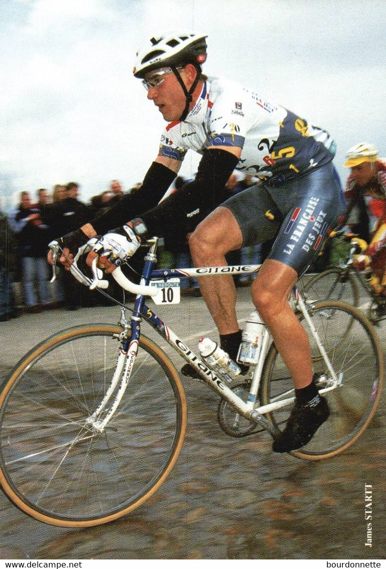 Photographie Vélo Cyclisme  - 10 X 15 CM-   FRANCK  PERQUE  1998 - Cyclisme