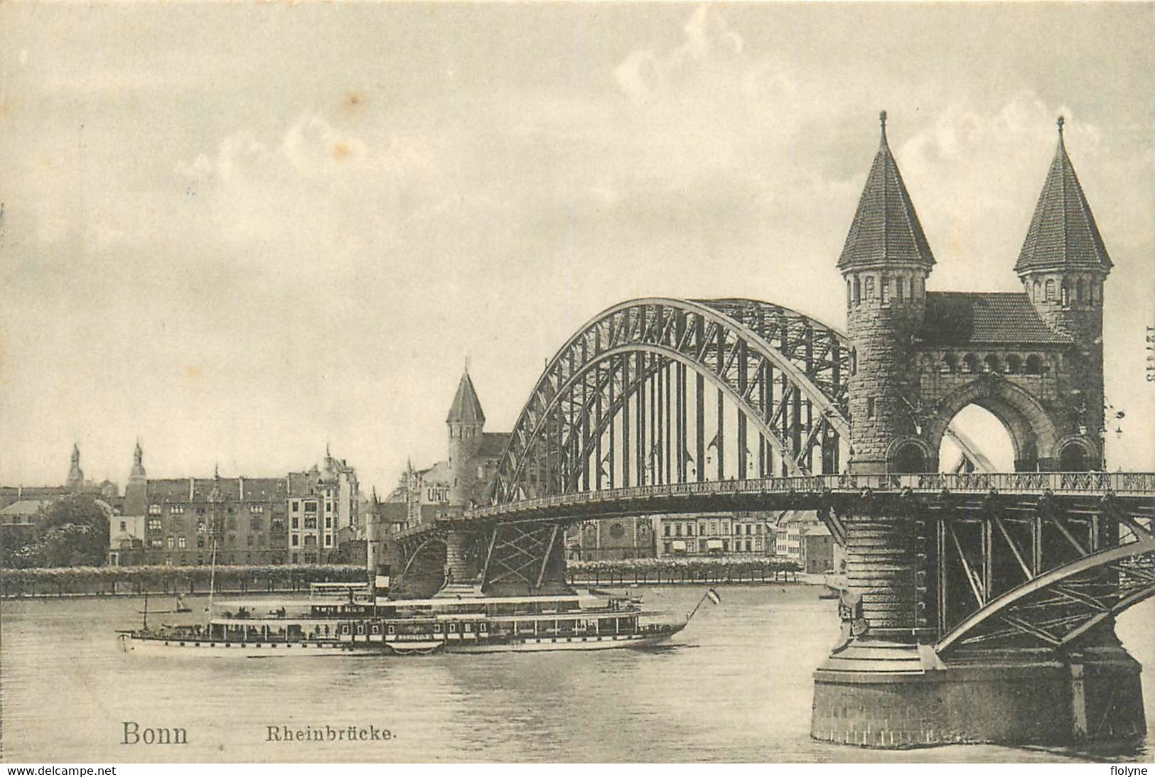 Bonn - Rheinbrücke - Pont Sur Le Rhin - Bateau Ship - Allemagne Germany - Bonn