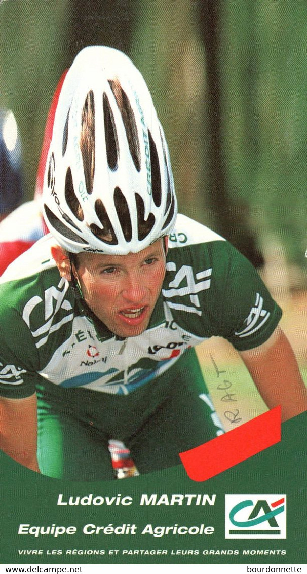 Photographie Vélo Cyclisme  - 10 X 15 CM-    LUDOVIC MARTIN   2001 - Cyclisme