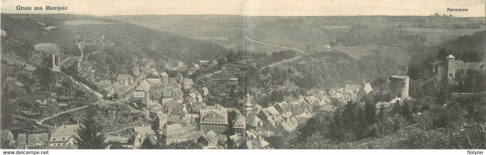 Monschau - Gruss Aus Montjoie - Panorama - Cpa Panoramique Double - Allemagne Germany - Monschau