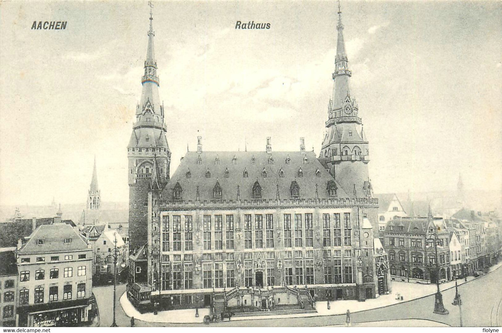 Aachen - Aix La Chapelle - Rathaus - Allemagne Germany - Aachen