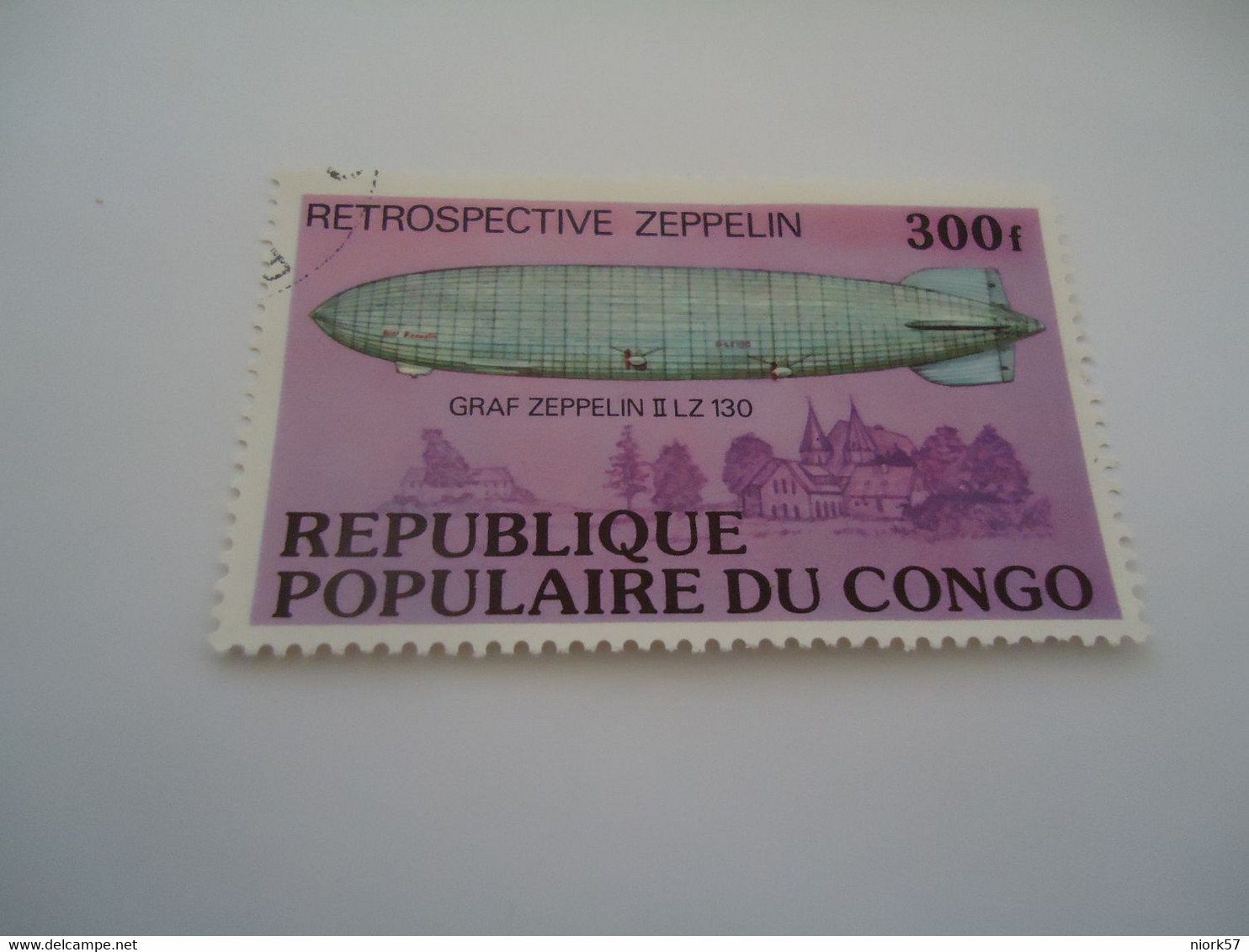 CONGO USED STAMPS    ZEPPELIN - Otros & Sin Clasificación