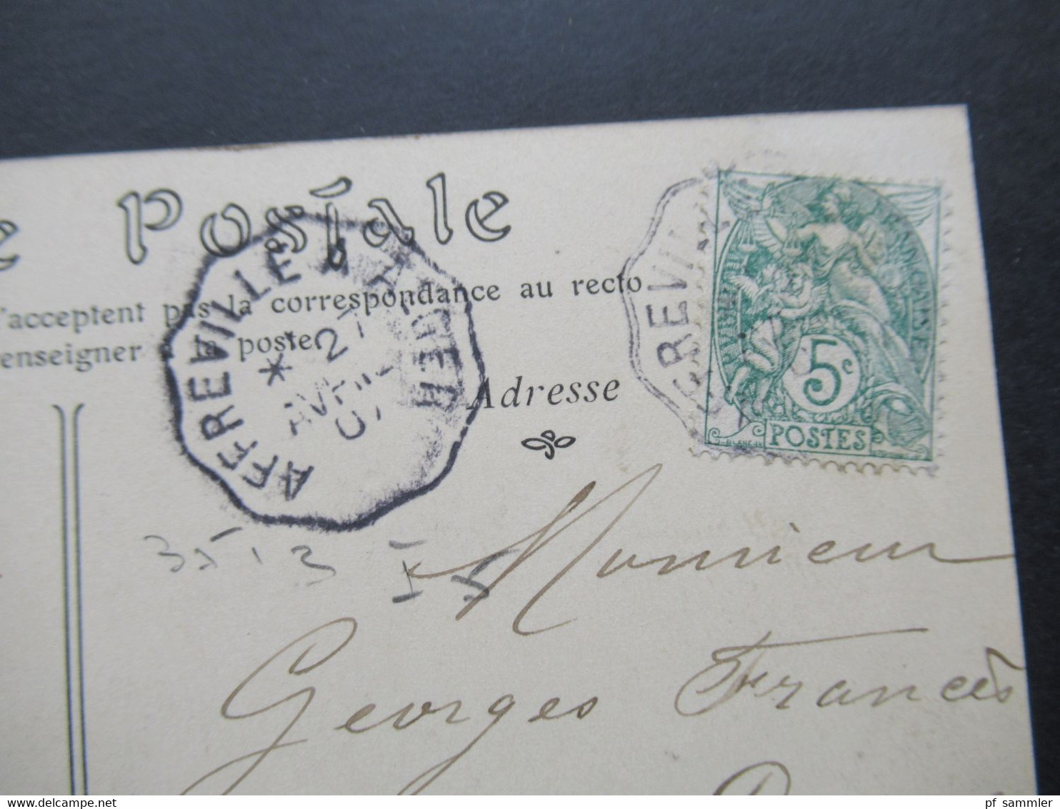 Frankreich Kolonie Algerien AK 1907 Blida La Place Saint Charles Et L'Eglise Bahnpost Stempel Affreville A Alger - Blida