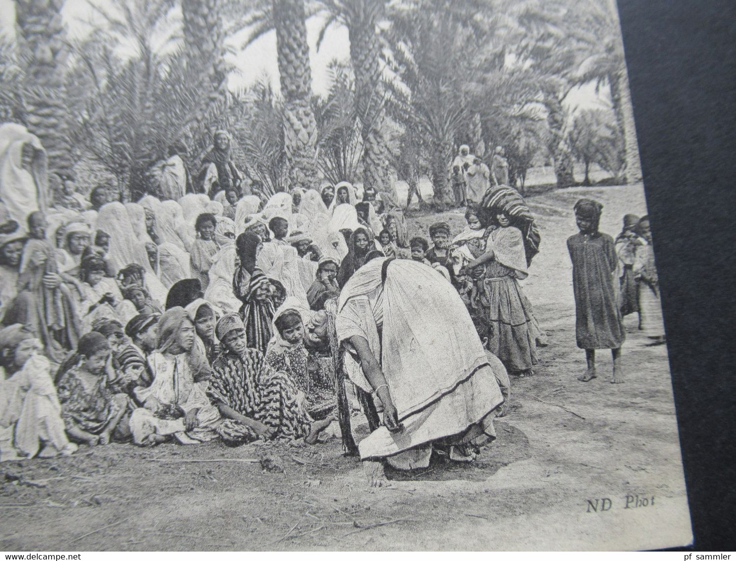 Frankreich Kolonie Algerien AK 1907 Danseuse Arabe / Menschen Mit Trommel Tanzen Bahnpost Stempel Affreville A Alger - Scènes & Types