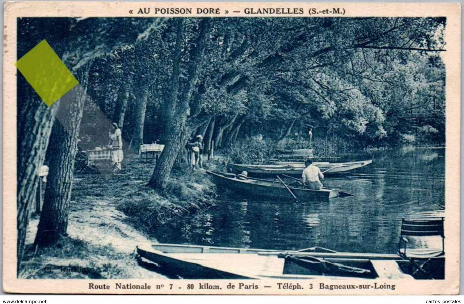 * " Au Poisson Doré " GLANDELLES (Bagneaux Sur Loing) - Bagneaux Sur Loing