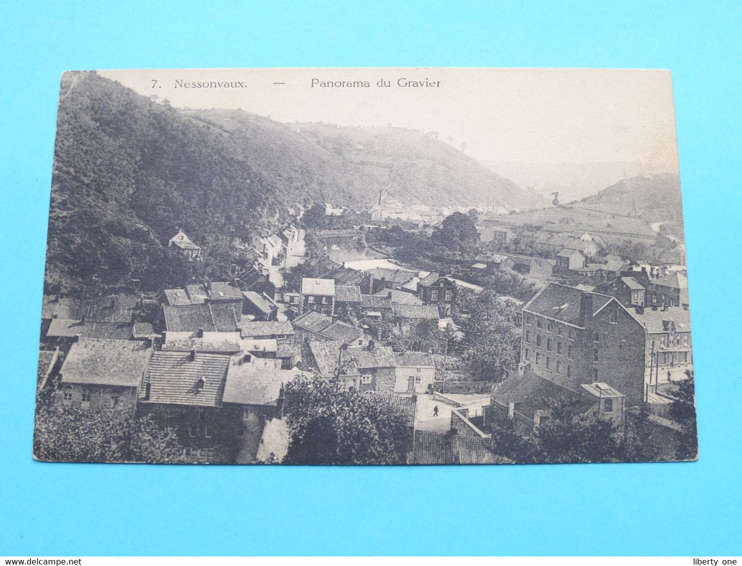 Nessonvaux - Panorama Du Gravier ( Edit. Oscar Lahaye-Heuze N° 7 ) Anno 1923 ( See / Voir Scans ) ! - Trooz