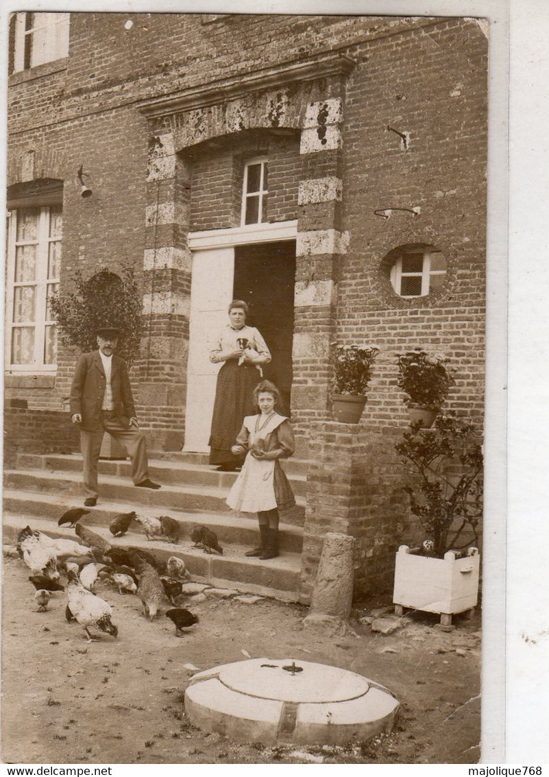 Cpa Photo De Tôtes - L'intérieur De La Cour De L'Auberge Du Cygne - Hôtel Restaurant De Tôtes - - Totes