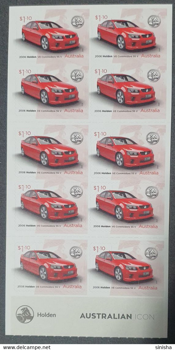 Australia / 2021 / Booklets / Cars - Ungebraucht