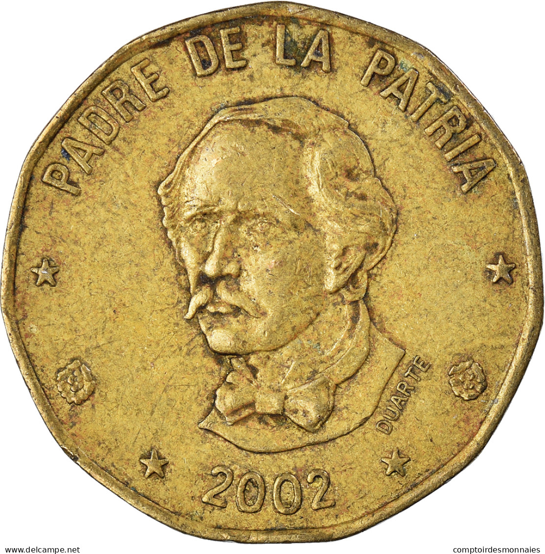 Monnaie, République Dominicaine, Peso, 2002 - Dominicaanse Republiek