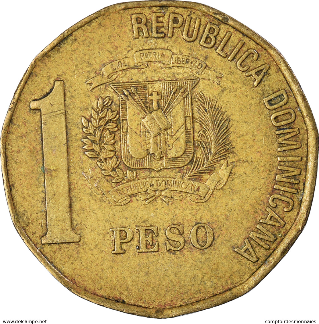 Monnaie, République Dominicaine, Peso, 2002 - Dominikanische Rep.