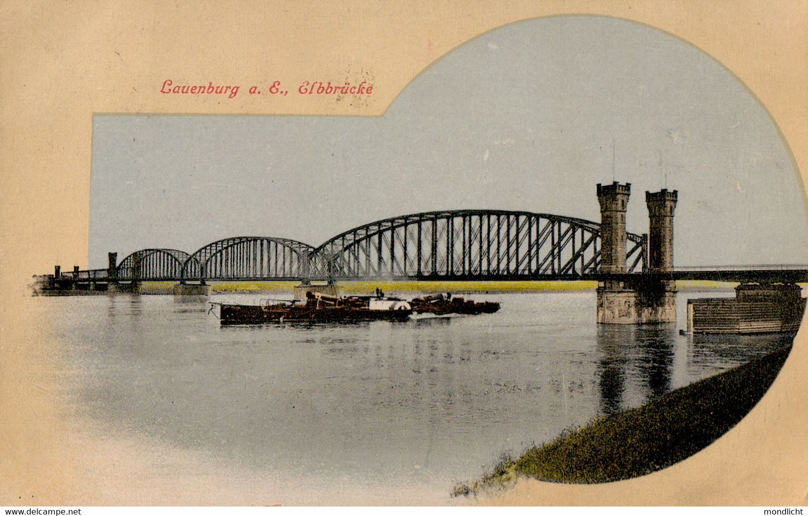 Lauenburg An Der Elbe, Elbbrücke. 1911. - Lauenburg