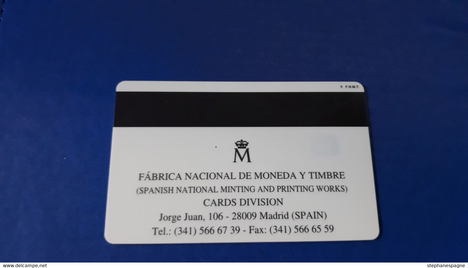 SPAIN - TARJETA CON CHIP DE LA FNMT DE LA PUERTA DE ALCALA - FABRICA NACIONAL MONEDA Y TIMBRE - A Identifier