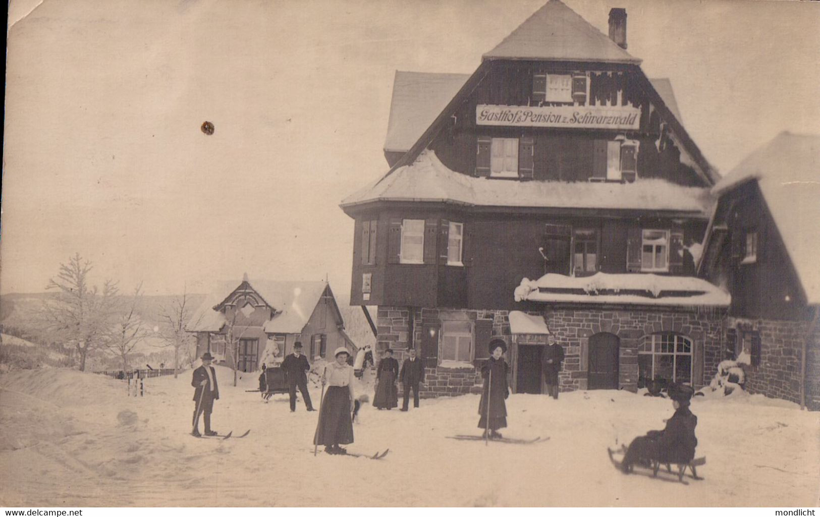 Gasthof & Pension Zum Schwarzwald. 1921. (Rippoldsau, Kniebis). - Bad Rippoldsau - Schapbach