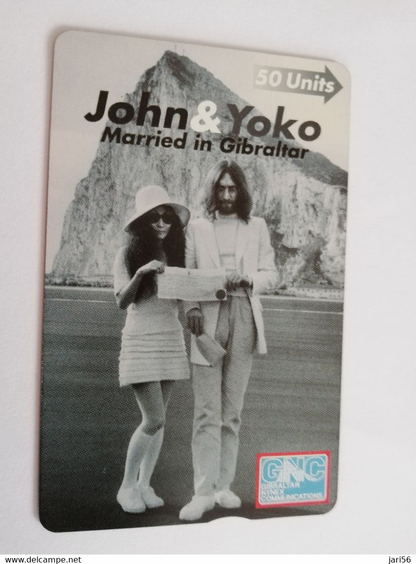 GIBRALTAR  LANDYS & GYR  50 UNITS    JOHN & JOKO  MARRIED IN GIBRALTAR  /MINT   **9425** - Gibilterra