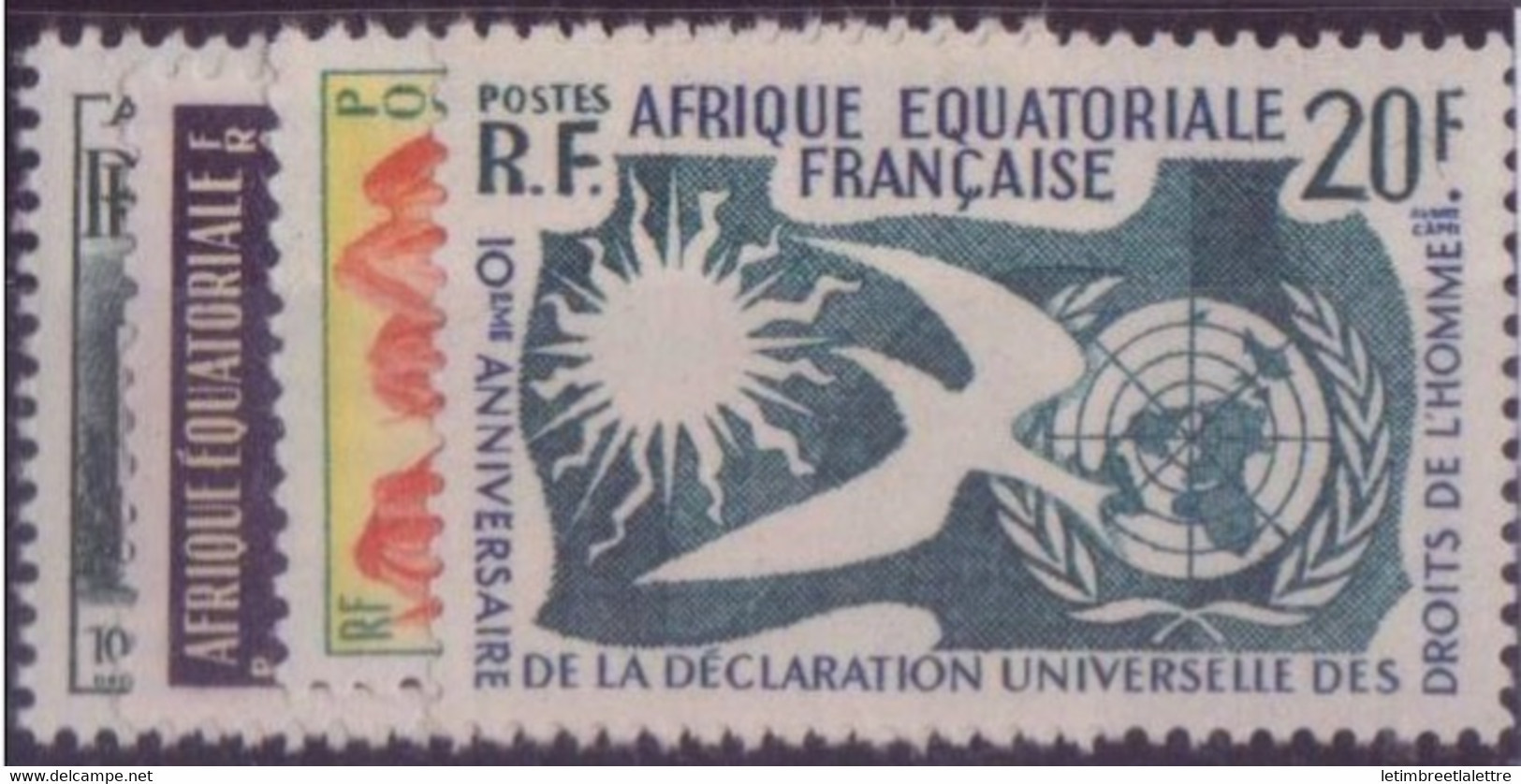 ⭐ AEF - YT N° 242 à 245 ** - Neuf Sans Charnière - 1958 ⭐ - Neufs
