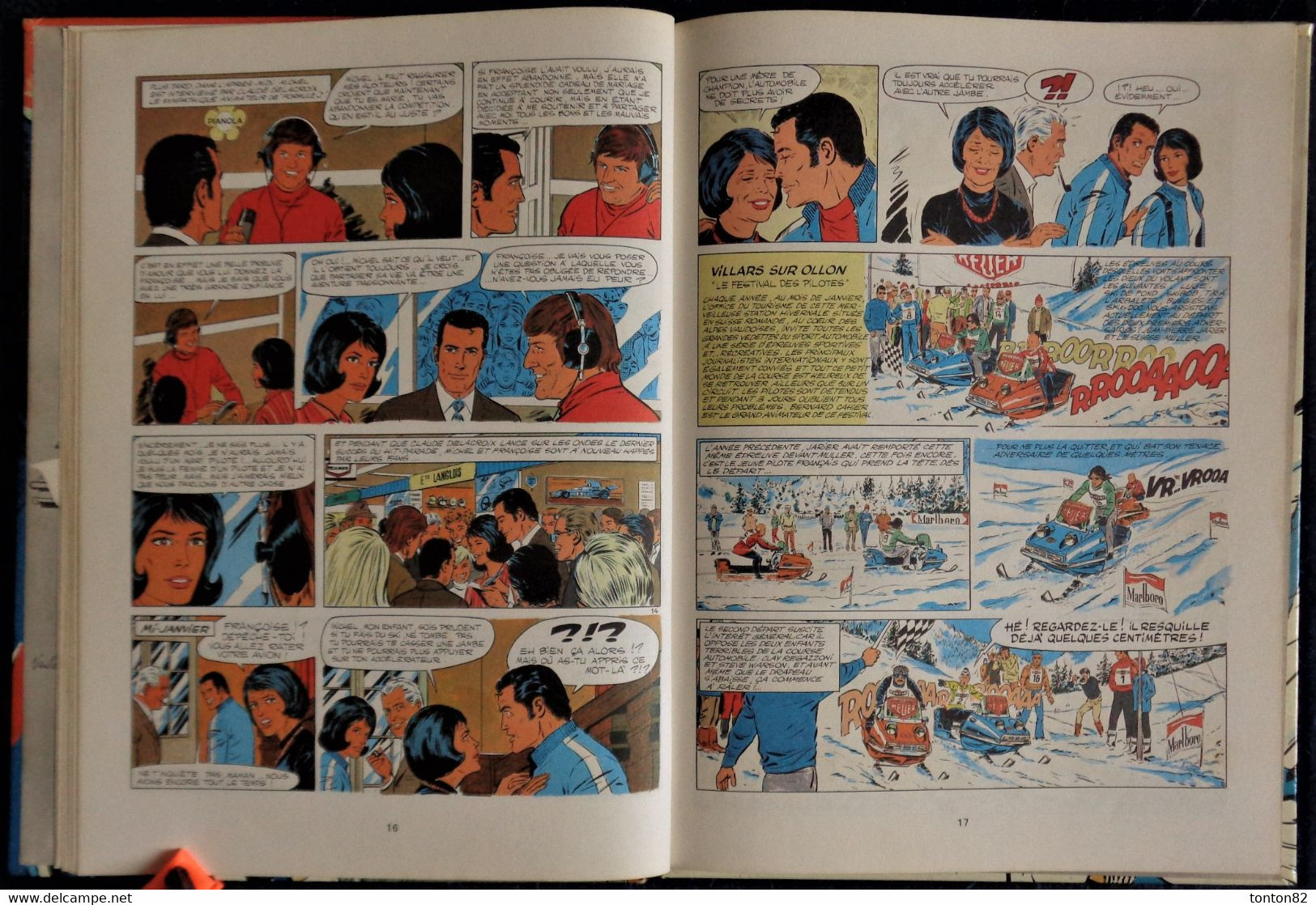 Jean Graton - Michel Vaillant - N° 25 - Des Filles Et Des Moteurs - Éditions DARGAUD - ( EO 1974 ) . - Michel Vaillant