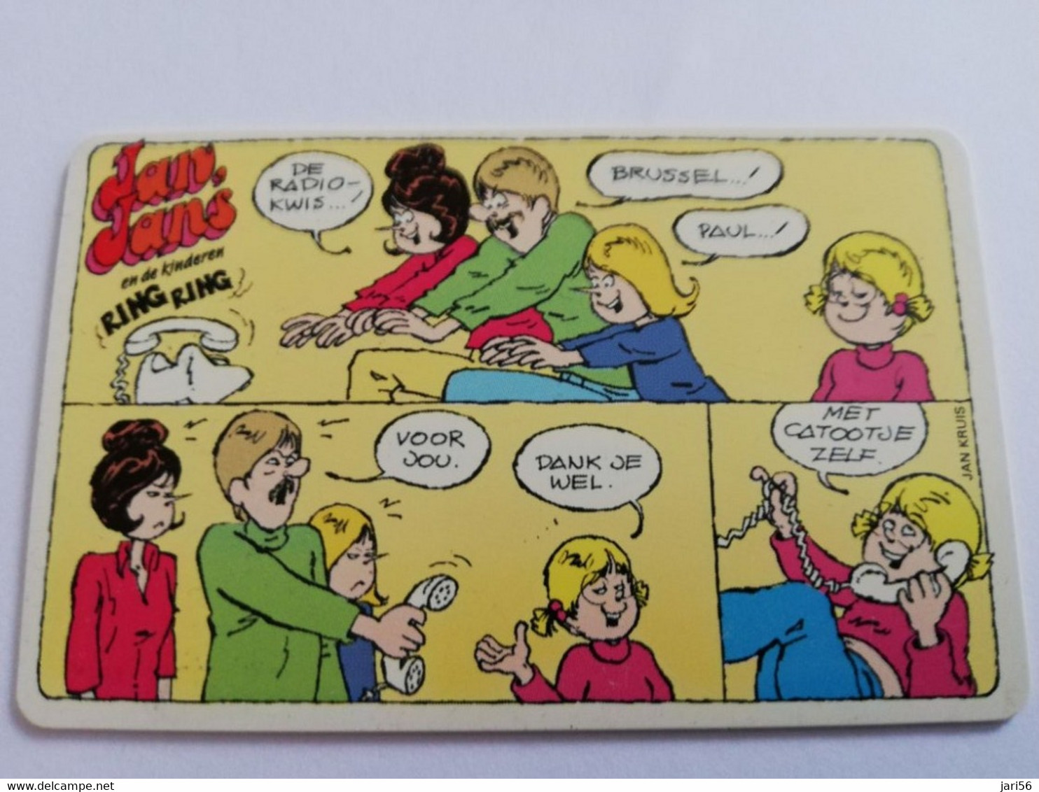 NETHERLANDS  ADVERTISING CHIPCARD / TELEBRIEF   Hfl 2,50   JAN/JANS/KIDS CARTOON   ** 9430 ** - Privé