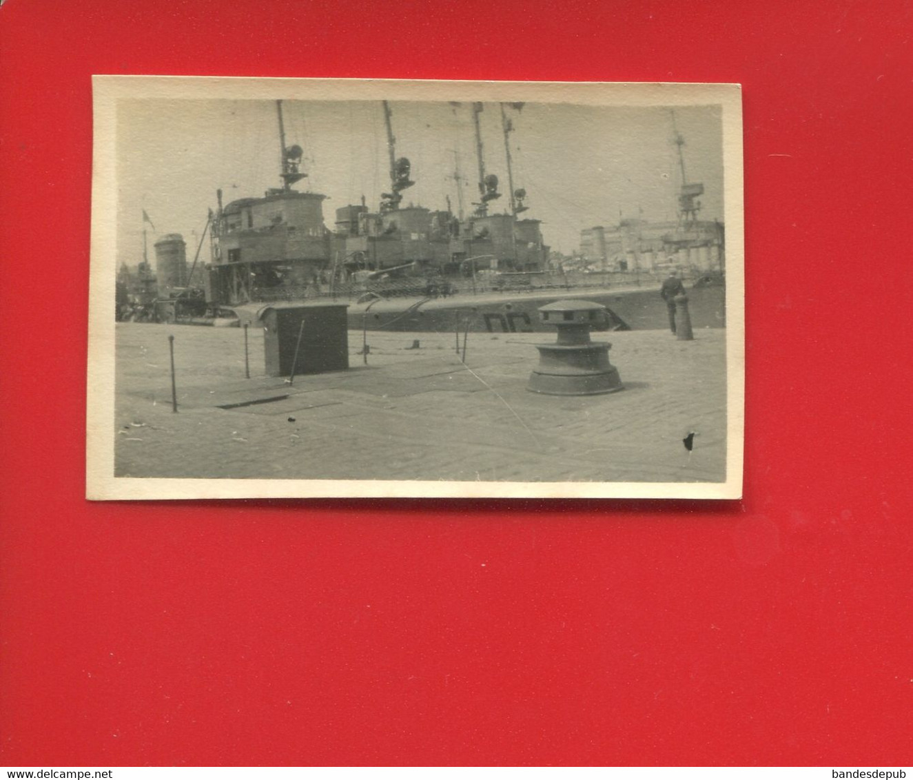 Rare SAINT ST NAZAIRE  Petite Photo Date 26 Juin 1926  Bateau Escade Française Quatre Croiseurs - Saint Nazaire