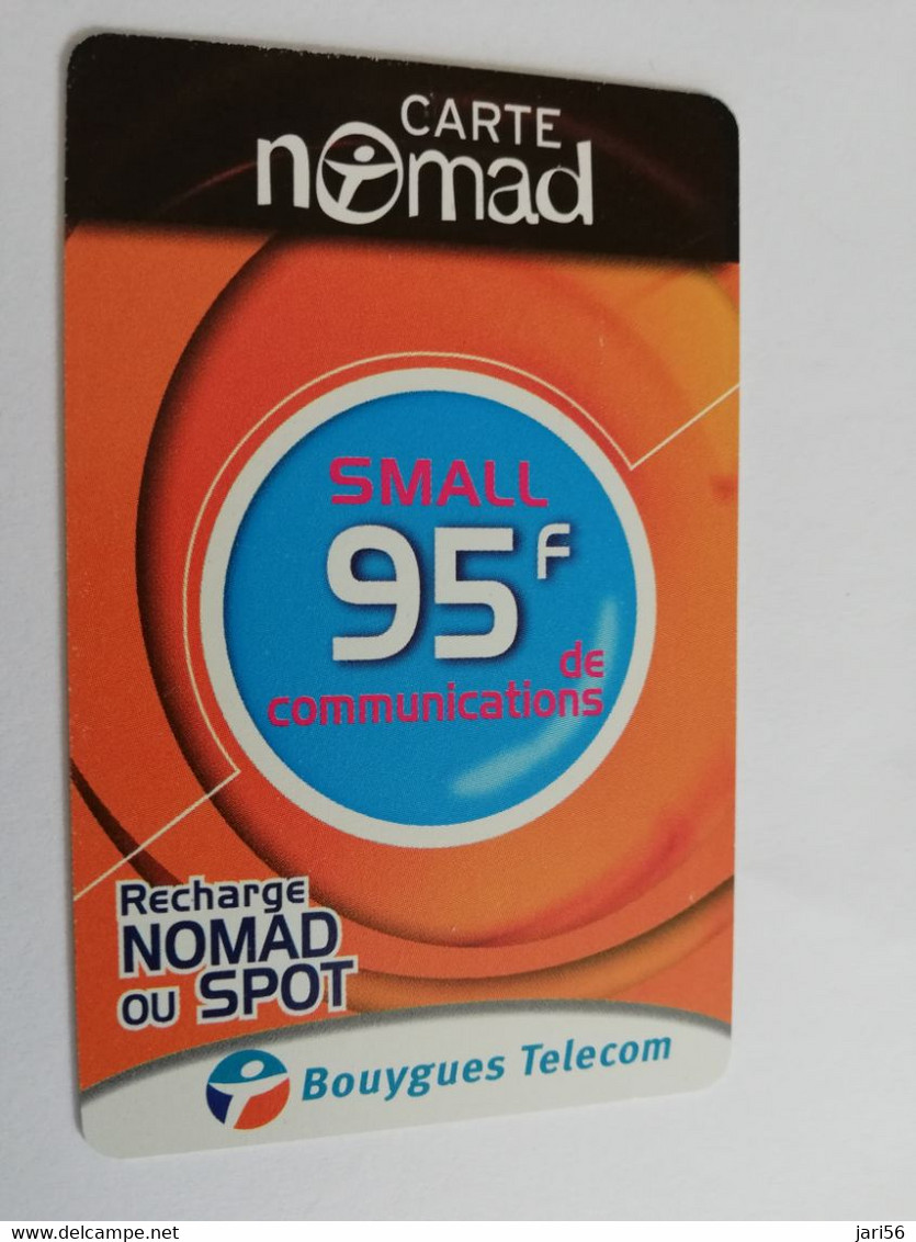 FRANCE/FRANKRIJK  NOMAD CARTE  SMALL NOMAD OU SPOT    95FR  PREPAID  USED    ** 9437** - Per Cellulari (telefonini/schede SIM)