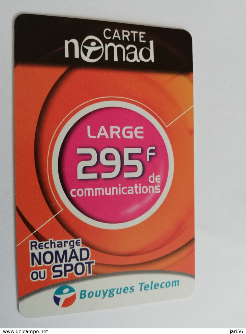 FRANCE/FRANKRIJK  NOMAD CARTE  SMALL NOMAD OU SPOT    295FR  PREPAID  USED    ** 9440** - Per Cellulari (telefonini/schede SIM)